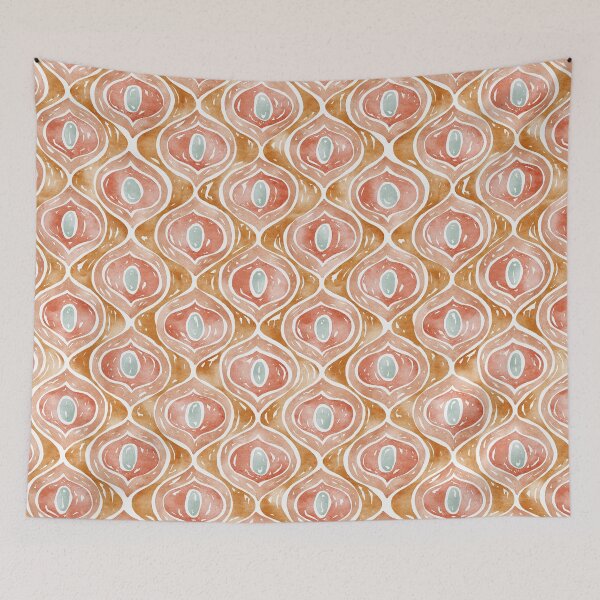 Item preview, Retro Wave Pattern | Warm designed and sold by RebeccaFlaherty.
