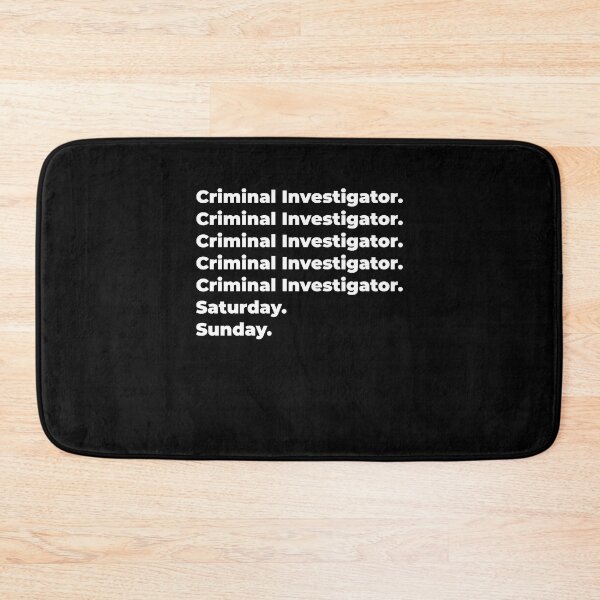 Item preview, Criminal Investigator saturday and sunday designed and sold by SVPOD.