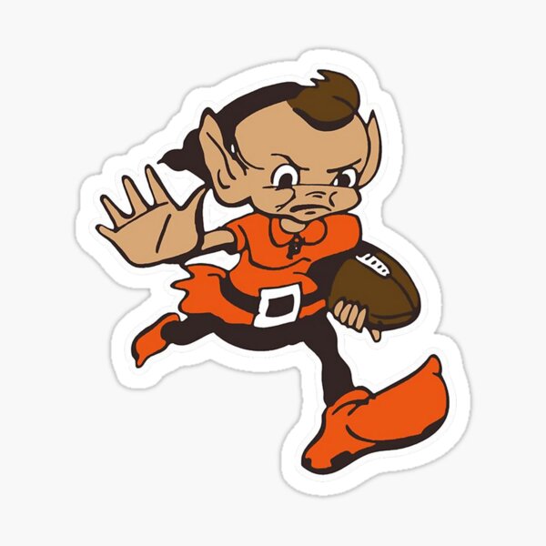 Cleveland Browns Brownie the Elf for Christmas - Football Helmet Collectors