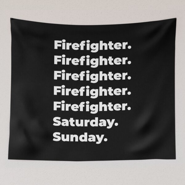 Item preview, Firefighter saturday and sunday designed and sold by SVPOD.