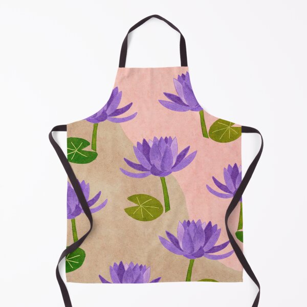 Item preview, Purple Lotus print - Bangkok Market designed and sold by Noodle Nerd.