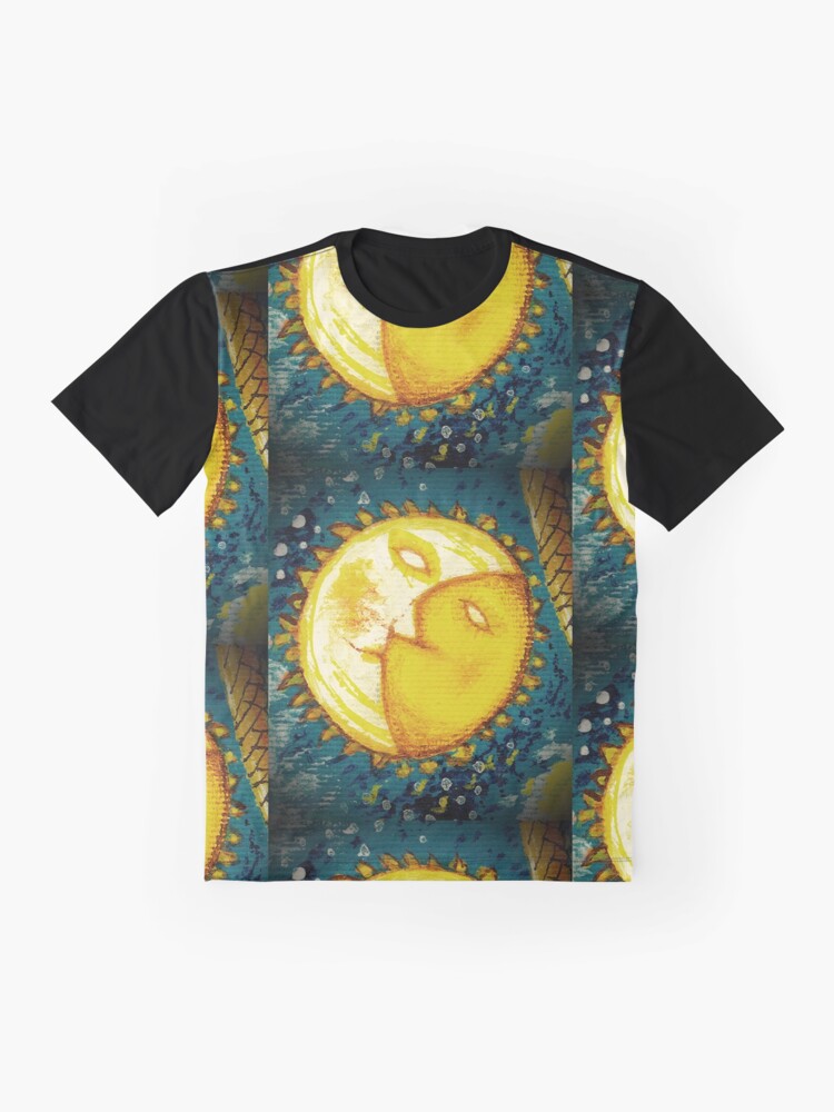 Thumbnail 4 of 5, Graphic T-Shirt, Shining sun designed and sold by Arema Arega.