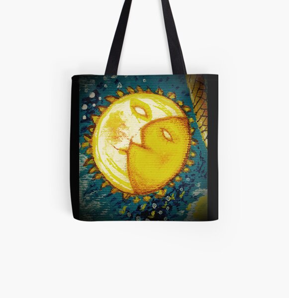 Shining sun Bolsa estampada de tela