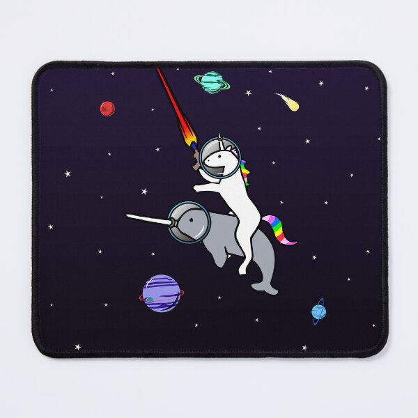 Item preview, Unicorn Riding Narwhal In Space designed and sold by jezkemp.