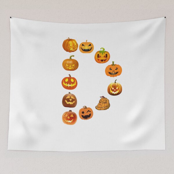 Item preview, Halloween Pumpkin Initial Name Letter D designed and sold by Teetans.