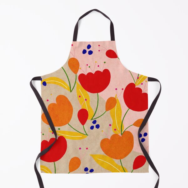 Item preview, Red and Orange Flower print - Amsterdam Flower Market designed and sold by Noodle Nerd.