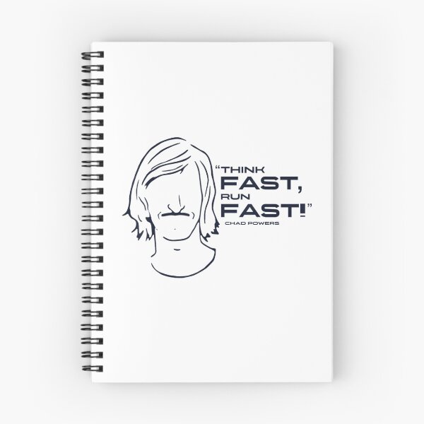 Item preview, Chad powers think fast run fast designed and sold by StoreGoHard.