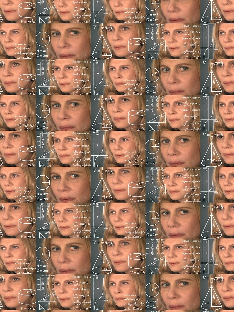 Confused math lady meme by richterr