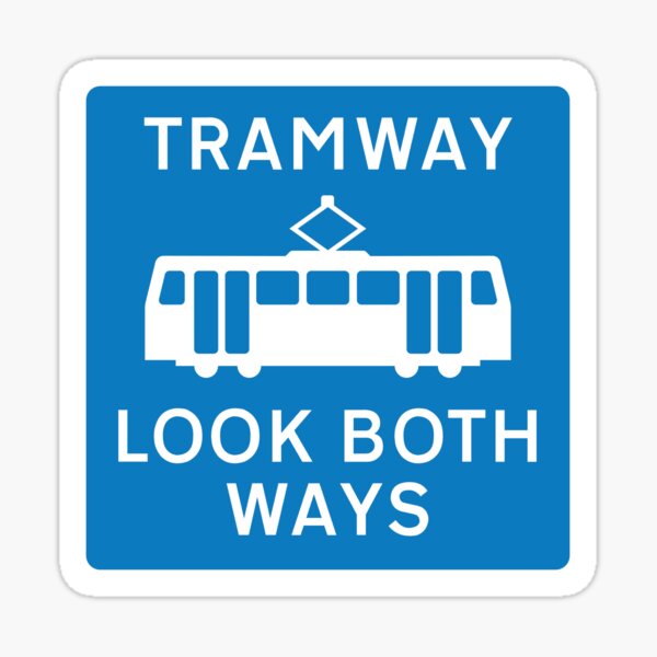 Aperçu de l'œuvre Tramway Regardez dans les deux sens créée et vendue par Green-over-red.