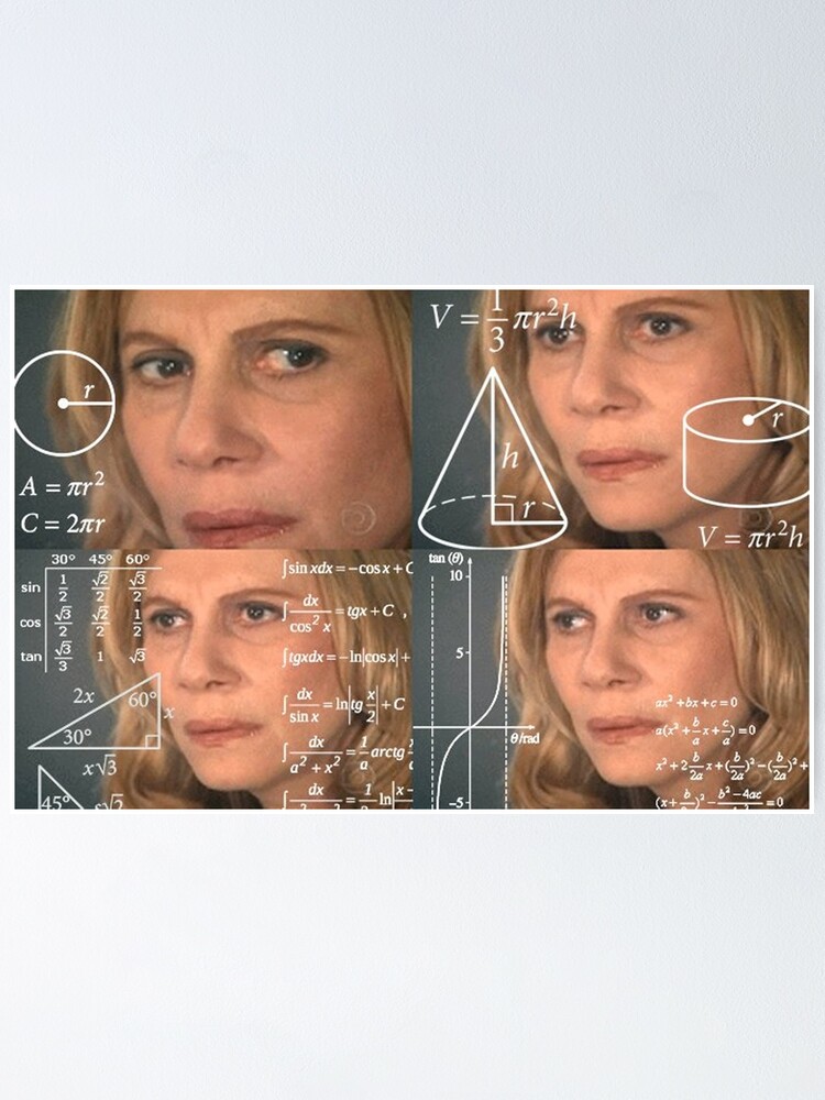 Confused Math Lady (4080x2663px) : r/MemeRestoration