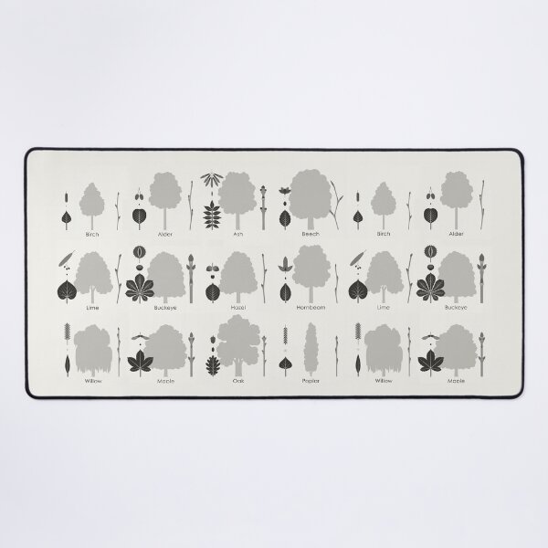 Item preview, Common Foliage or Deciduous Trees Identification ID Chart designed and sold by Iris Luckhaus.