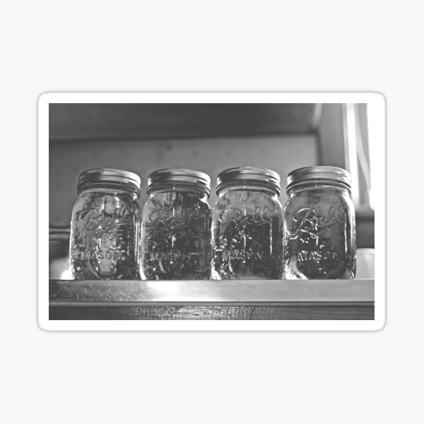 Classic Mason Jars Sticker
