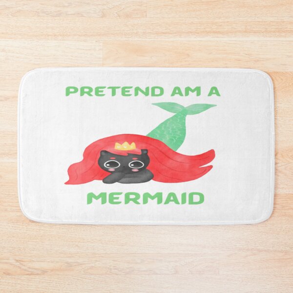 Item preview, funny cute Pretend im a mermaid cat designed and sold by Cameron Carter.