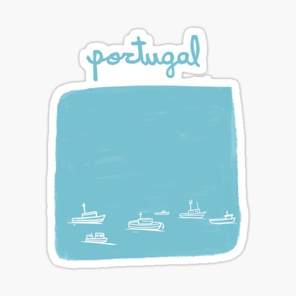 Aperçu de l'œuvre Ville du Portugal Portugal bateaux vie marine vie à la plage créée et vendue par Tropical Blood.