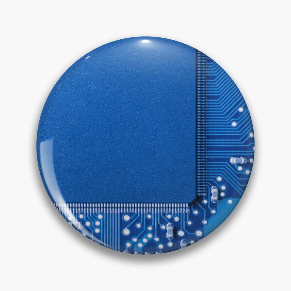 Item preview, Blue Printed Circuit Board PCB trace lines technology art designed and sold by EngineersArt.
