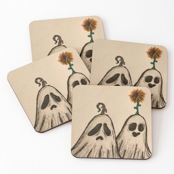 Item preview, sprouted ghost duo designed and sold by StudioTopaz.