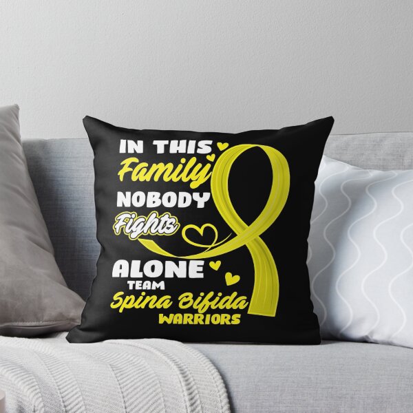 Item preview, Spina Bifida Awareness In This Family Nobody Fights Alone Team Spina Bifida Warriors designed and sold by JamesGilmore40.
