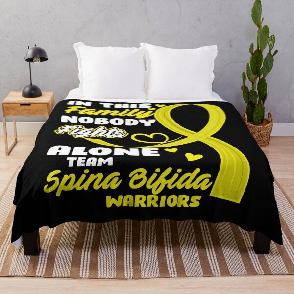 Item preview, Spina Bifida Awareness In This Family Nobody Fights Alone Team Spina Bifida Warriors designed and sold by JamesGilmore40.