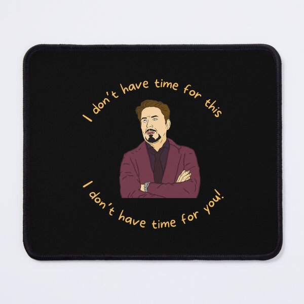Item preview, No time with RDJ.  designed and sold by CreativelySJ.