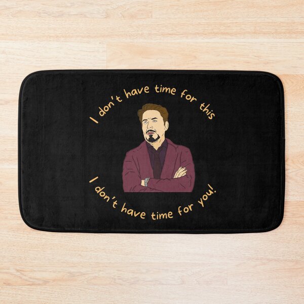 Item preview, No time with RDJ.  designed and sold by CreativelySJ.