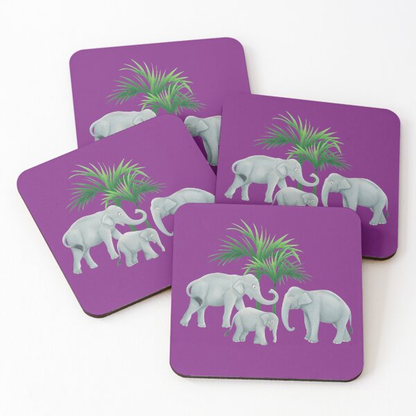 Item preview, asian elephant family designed and sold by Corinna Arauner.