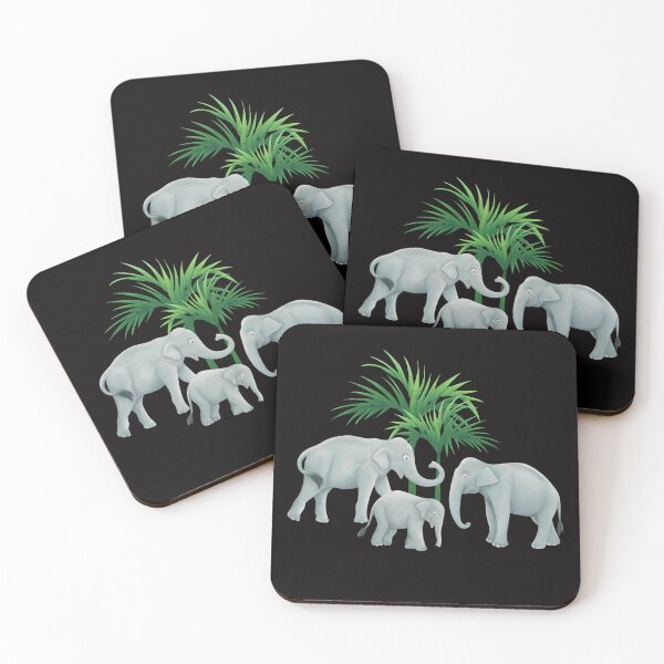Item preview, asian elephant family designed and sold by Corinna Arauner.