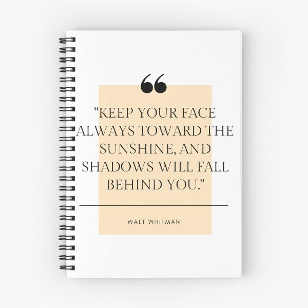 Item preview, Walt Whitman Quote designed and sold by Swimerch.