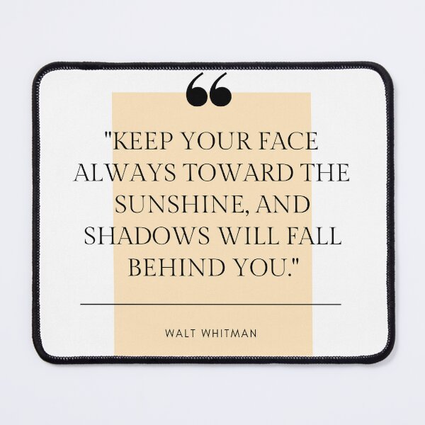 Item preview, Walt Whitman Quote designed and sold by Swimerch.