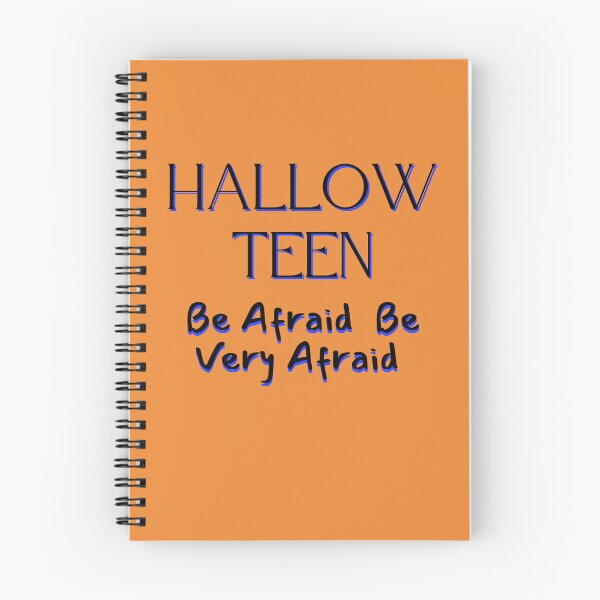 Item preview, Halloween For Teenagers " Hallow-Teen Be Afraid Be Very Afraid " Funny Halloween  designed and sold by BearCaveDesigns.