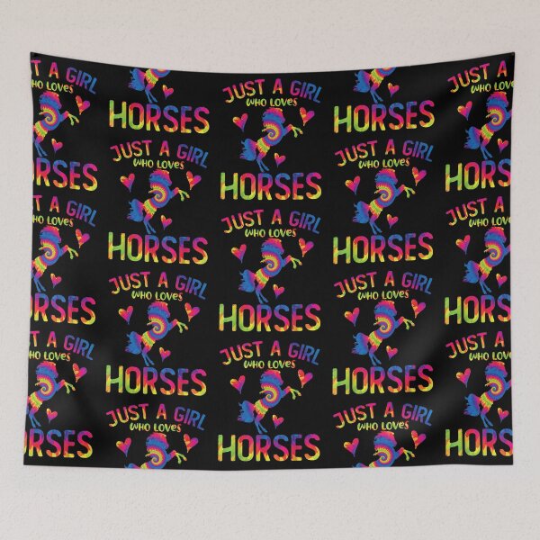 Item preview, Tie Dye Horse Girl Just A Girl Who Loves Horses Lovers designed and sold by Kevins16.