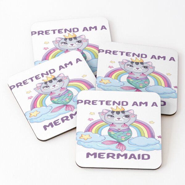 Item preview, Funny cute Pretend im a mermaid cat designed and sold by Cameron Carter.