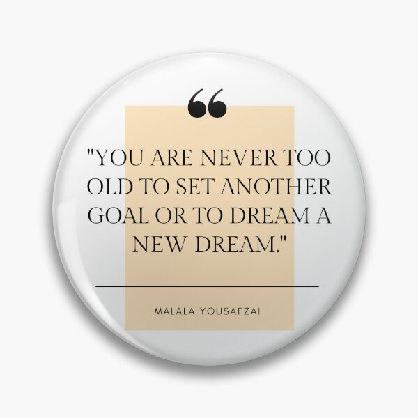 Item preview, Malala Yousafzai Motivational Quote designed and sold by Swimerch.