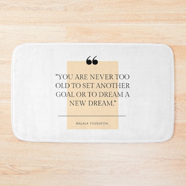 Item preview, Malala Yousafzai Motivational Quote designed and sold by Swimerch.