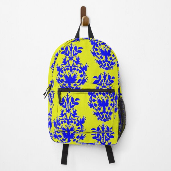 Artikelvorschau, Märchenhaftes Germany  Ornament Vögel Blume  Scherenschnitt Silhouette mittelblau entworfen und verkauft von G-M-Designs.