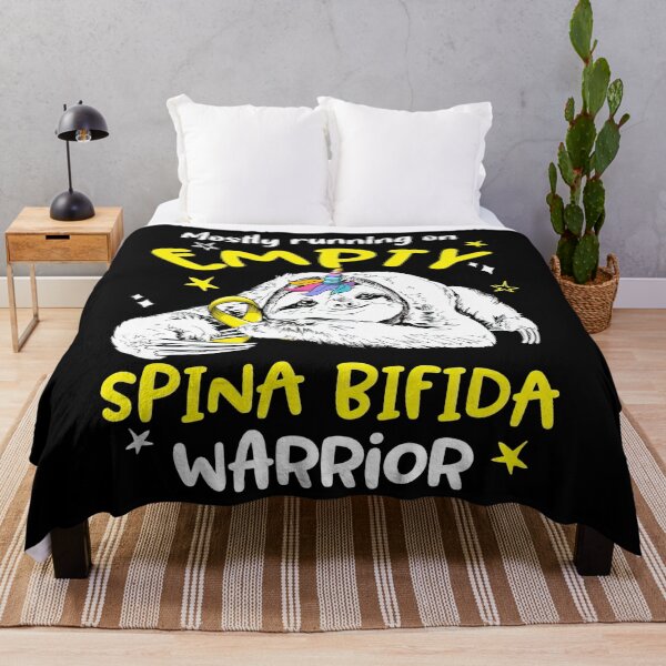Item preview, Spina Bifida Awareness Mostly running on Empty Spina Bifida Warrior designed and sold by JamesGilmore40.