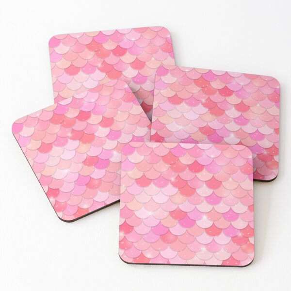 Item preview, Sparkling Pink Mermaid Scales designed and sold by Ayoub14.
