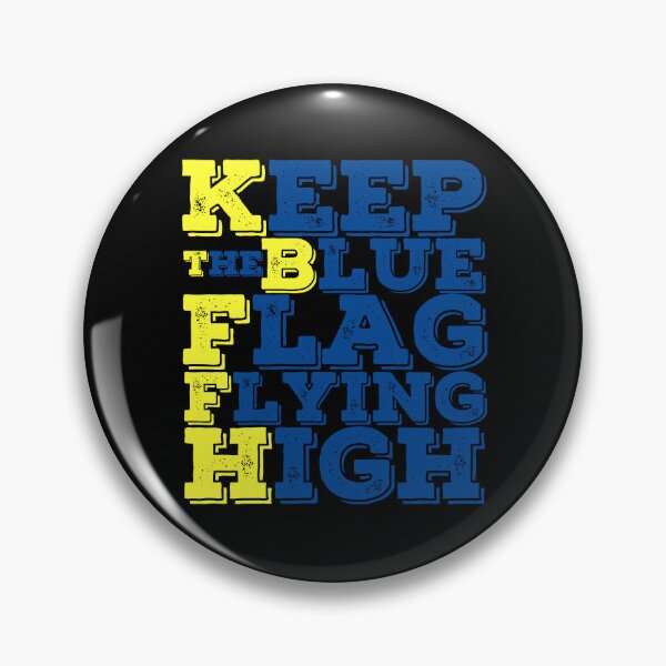 Item preview, KEEP THE BLUE FLAG FLYING HIGN designed and sold by DesignAndTales.