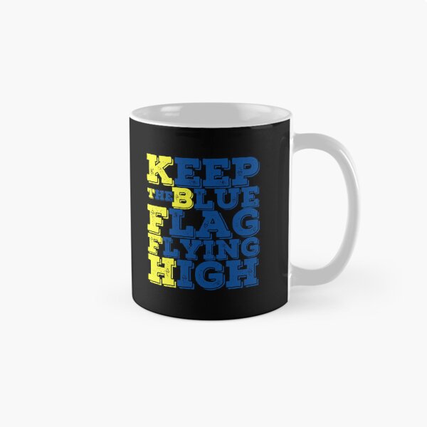 Item preview, KEEP THE BLUE FLAG FLYING HIGN designed and sold by DesignAndTales.