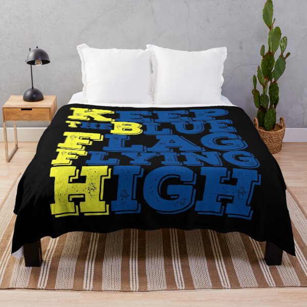 Item preview, KEEP THE BLUE FLAG FLYING HIGN designed and sold by DesignAndTales.