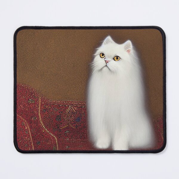 Item preview, White Persian on a sofa designed and sold by ThajaFloecky.