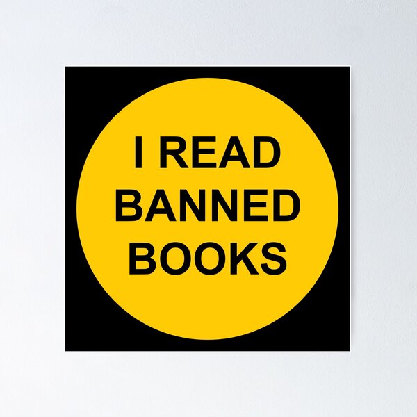 Item preview, I Read Banned Books Sign designed and sold by wetdryvac.