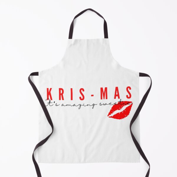Item preview, Red and white Christmas Kris-mas text designed and sold by SoftBlushSarah.