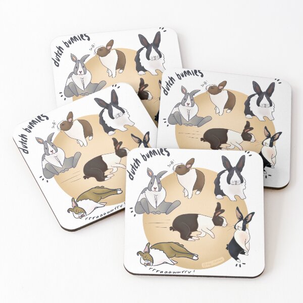 Item preview, Cute Dutch Bunnies designed and sold by they-illustrate.