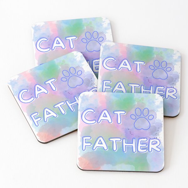 Item preview, CAT FATHER.. Tie and dye designed and sold by HelloTARA.