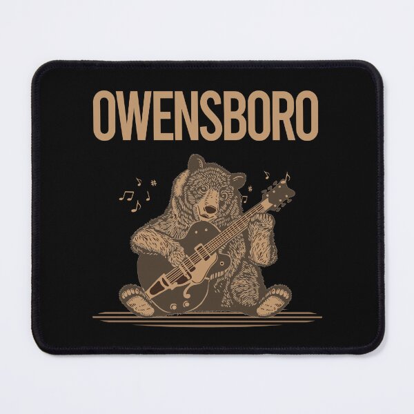 Item preview, Bear With Guitar Owensboro designed and sold by BloodMoneyTwit.