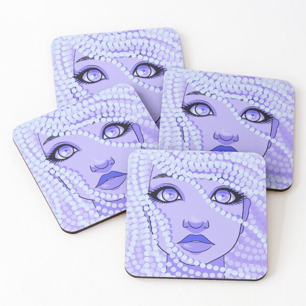 Item preview, Cute Purple Girl Face Drawing designed and sold by Dven-Clothes.