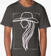 Joanne - Lady Gaga Pink Hat illustration Long T-Shirt