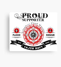 Cajun Navy | Proud Supporter Canvas Print