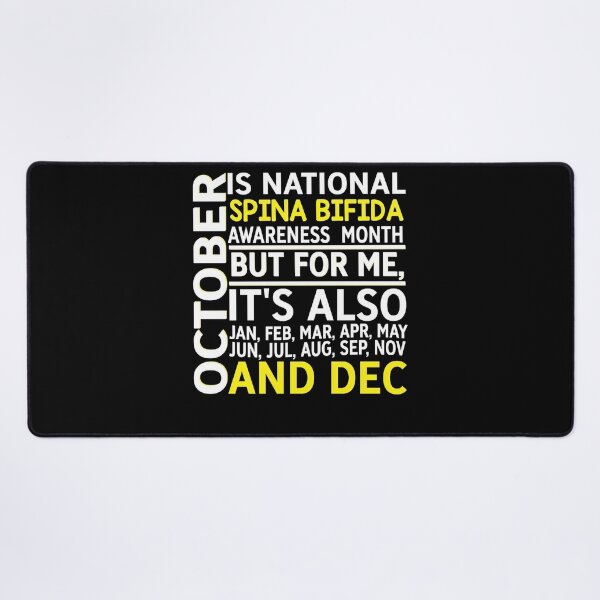 Item preview, Spina Bifida Awareness October Is National Spina Bifida Awareness Month designed and sold by JamesGilmore40.