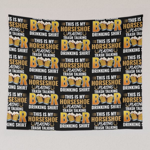 Item preview, Womens Funny Horseshoe Playing Beer Drinking Trash Talking Gifts designed and sold by Kevins16.
